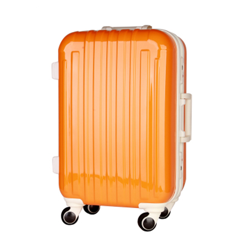 ILELIN夏季新款時尚拉桿箱鋁框旅行箱子萬向輪行李箱托運箱包24寸26寸29女男 印度紅色 20
